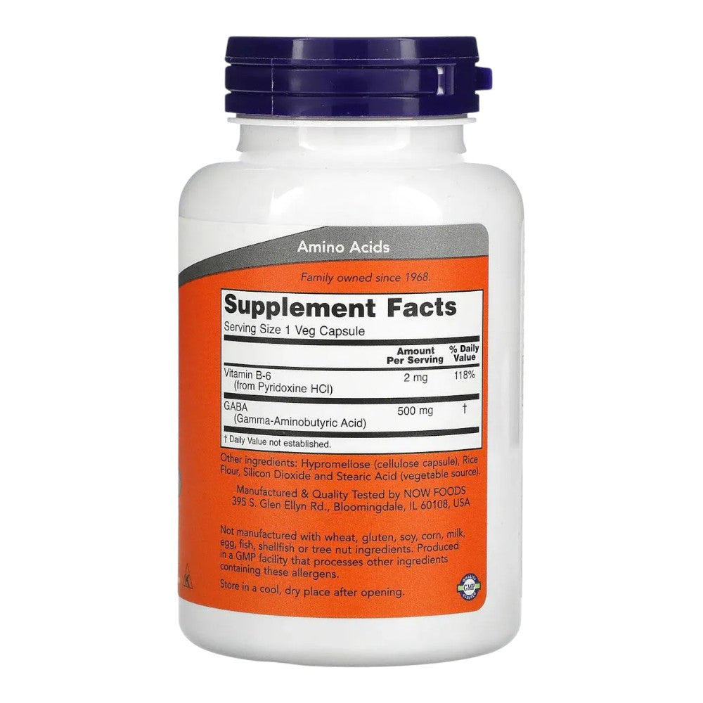Gaba With Vitamin B6 500 Mg 100 Caps_1