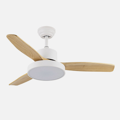 Ventilador Dc Kavala 48w Blanco 3aspas Haya 112d 6velocidades 4078lm 3000-4000-6000k Remoto+memoria+temporizador_3