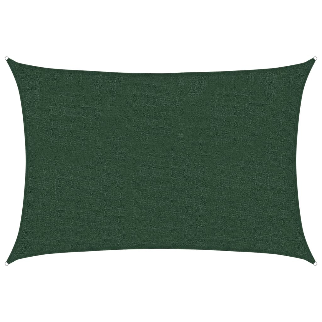 Vidaxl Toldo De Vela Verde Oscuro Hdpe 160 G/m² 2x3 M_0