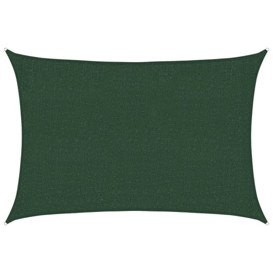 Vidaxl Toldo De Vela Verde Oscuro Hdpe 160 G/m² 2x3 M_0