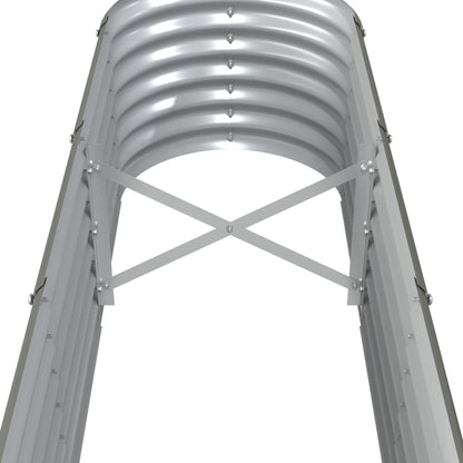 Jardinera Arriate Acero Galvanizado Gris 332x40x36 Cm_4