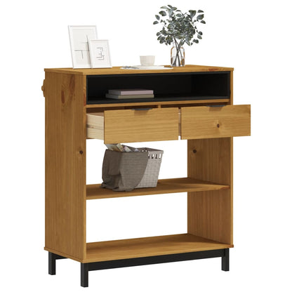 Mesa Alta De Bar Flam Madera Maciza De Pino 92x45x110 Cm_1