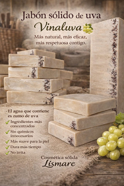 Jabón Sólido De Uva Vinaluva - Resveratrol Natural - 100gr_5