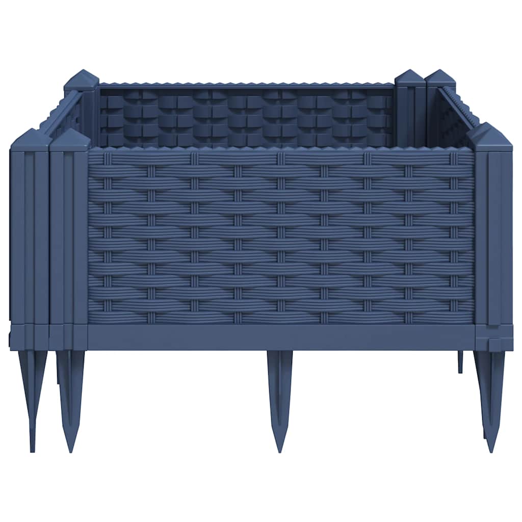 Jardinera Con Clavijas Pp Azul Gris 42,5x42,5x28,5 Cm_4