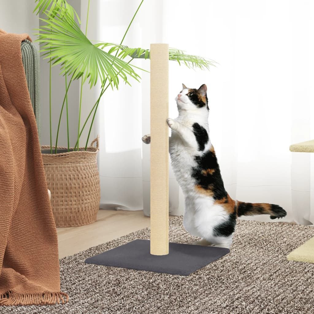 Vidaxl Poste Rascador Para Gatos Gris Oscuro 35x35x70 Cm_1