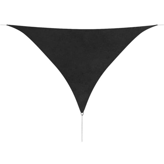 Vidaxl Toldo De Vela Triangular Tela Oxford Gris Antracita 5x5x5 M_0