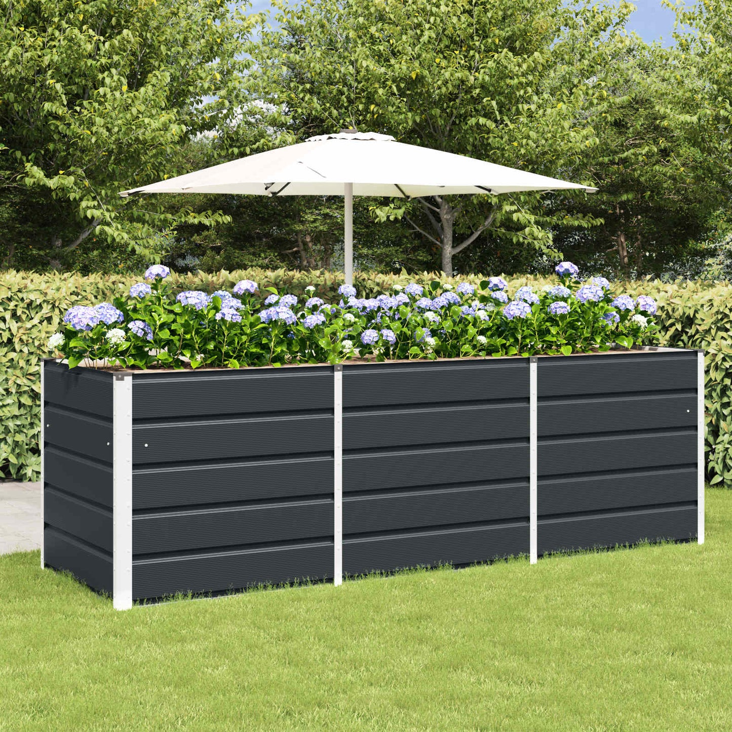 Jardinera Antracita 240 X 80 X 75 Cm Acero_1