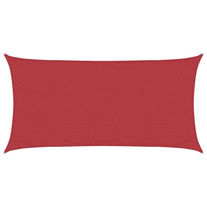 Vidaxl Toldo De Vela Rojo Hdpe 160 G/m² 3x6 M_0