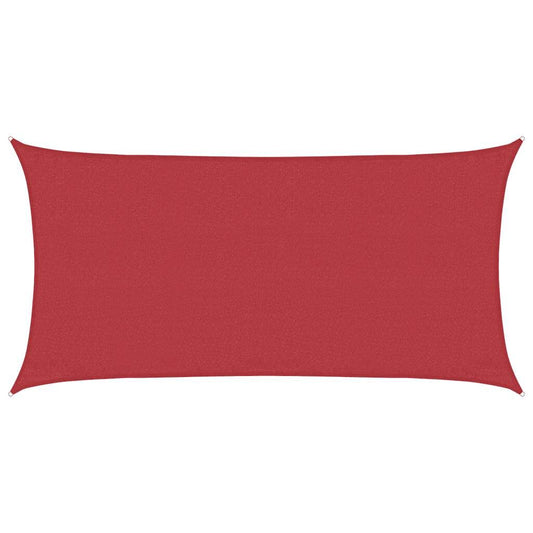 Vidaxl Toldo De Vela Rojo Hdpe 160 G/m² 3x6 M_0