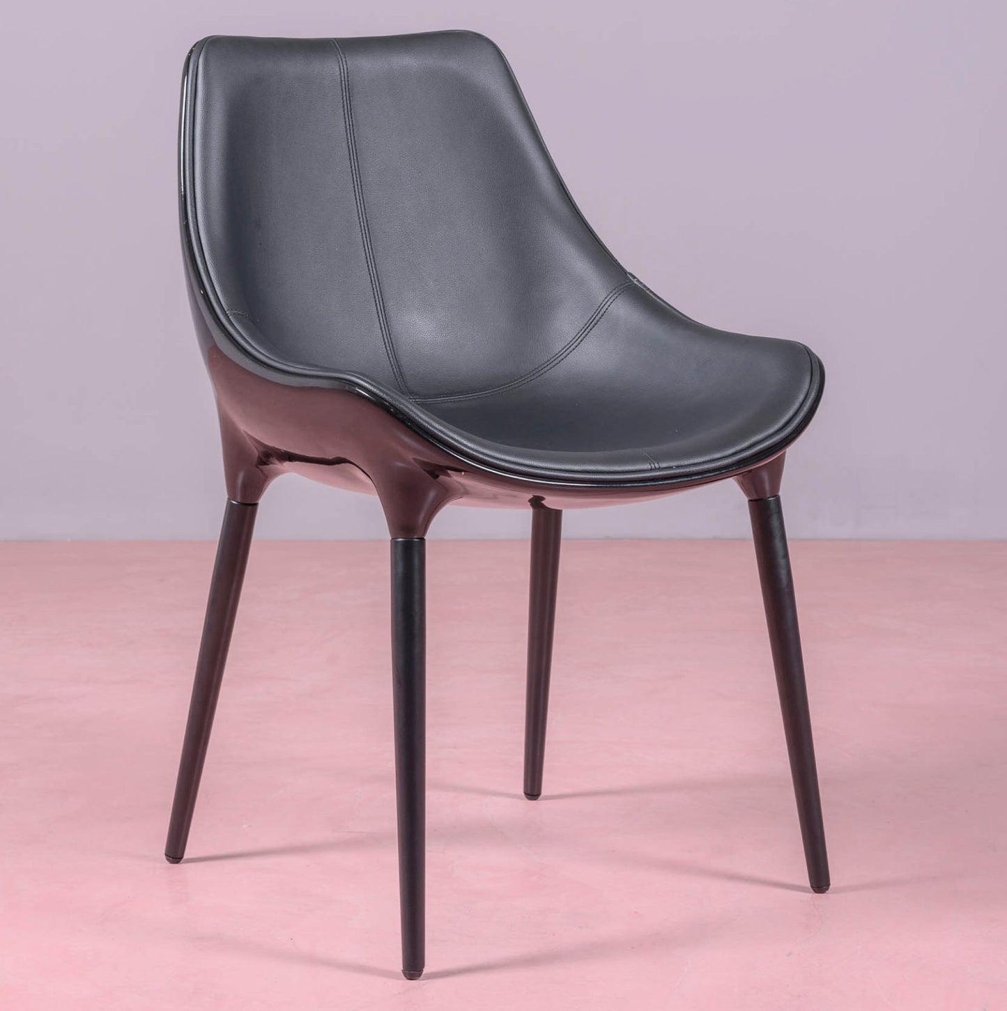 Silla De Diseño Moderno Tapizada En Polipiel - Olaan_0