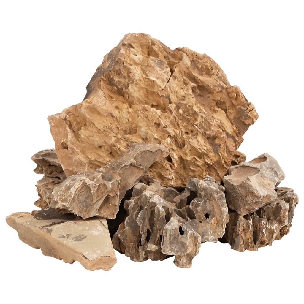 Vidaxl Piedras De Dragón Marrón 25 Kg 5-30 Cm_0