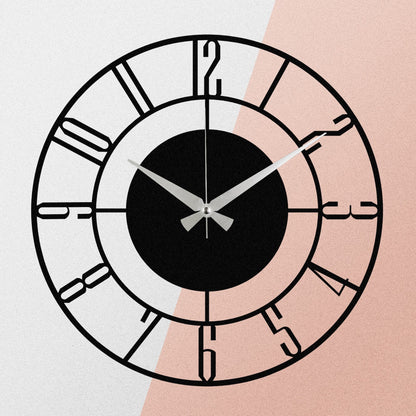 Reloj De Pared Metal Decorativo Básico_2