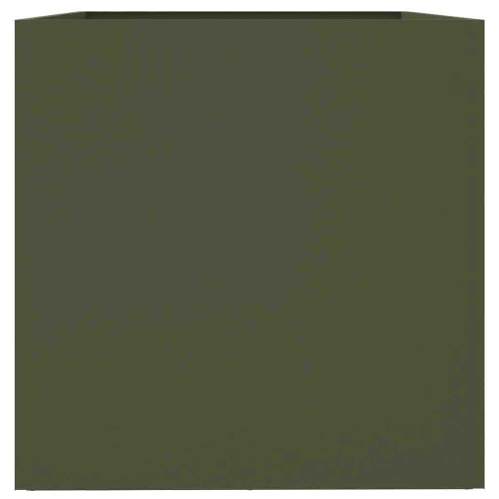 Jardinera Acero Verde Oliva 62x40x39 Cm_5