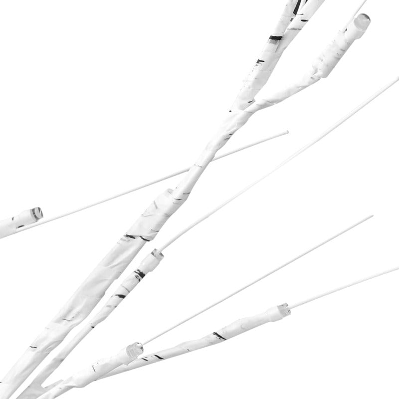Vidaxl Árbol De Navidad Led Blanco Cálido Sauce Interior Exterior 1,8m_5