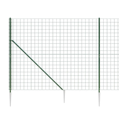 Cerca De Alambre Con Pinchos De Anclaje Verde 2x25 M / Vetonek_0