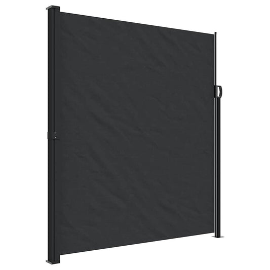Vidaxl Toldo Lateral Retráctil Negro 220x600 Cm_0