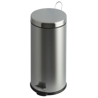 Eko Cubo De Pedal Classic 30 L Plateado Mate_0