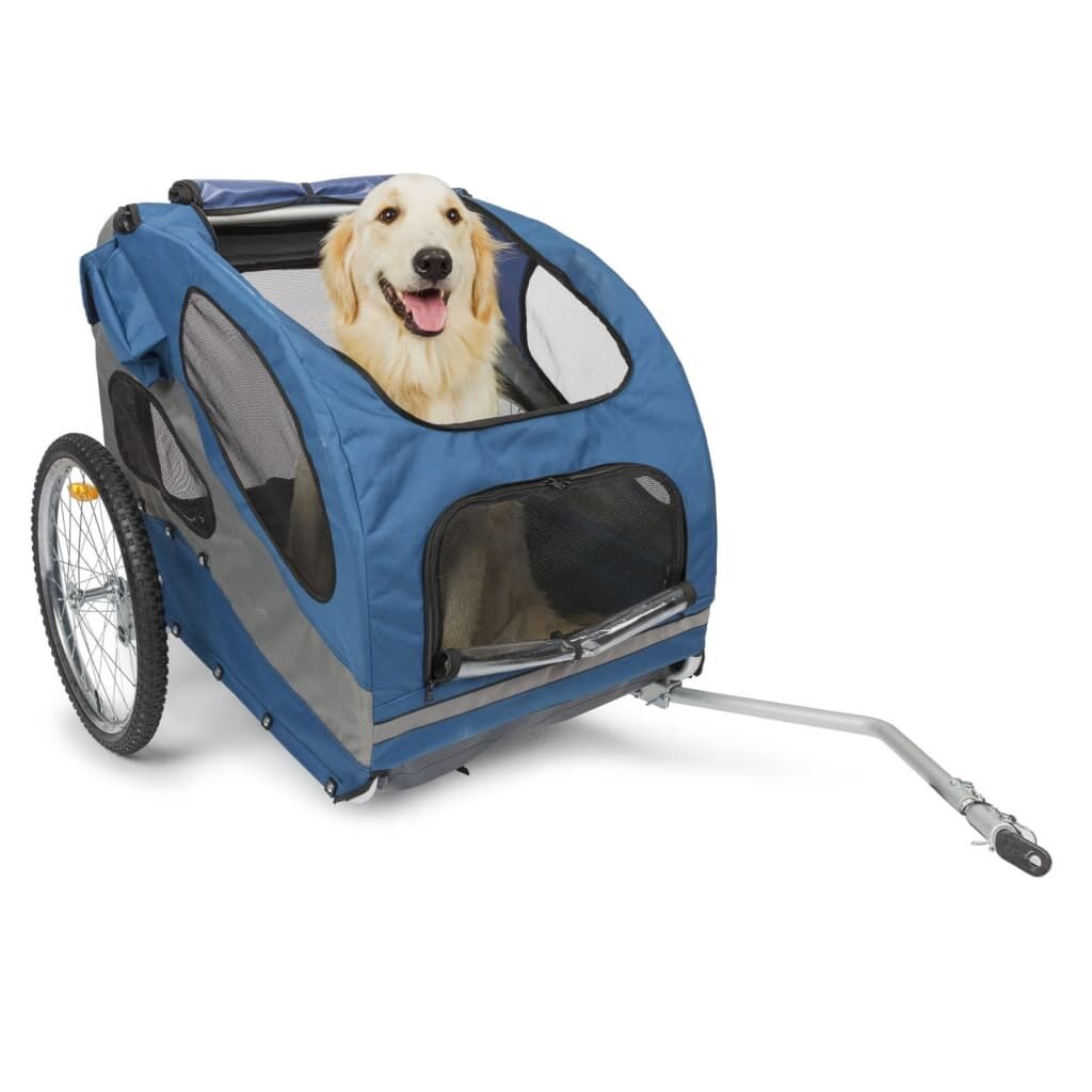 Petsafe Remolque De Bicicleta Para Perros Happy Ride L Azul_1