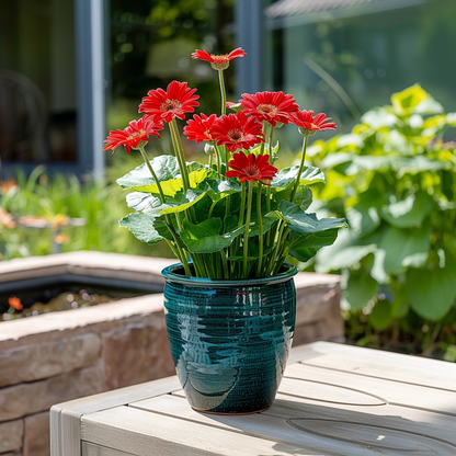 Gerbera Garvinea - Roja - Altura 45-60cm - ⌀19cm_4