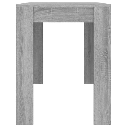 Mesa De Comedor Madera De Ingeniería Sonoma Gris 120x60x76 Cm_3
