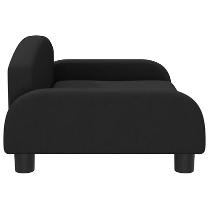 Cama Para Perros De Tela Negra 70x45x30 Cm / Vetonek_3