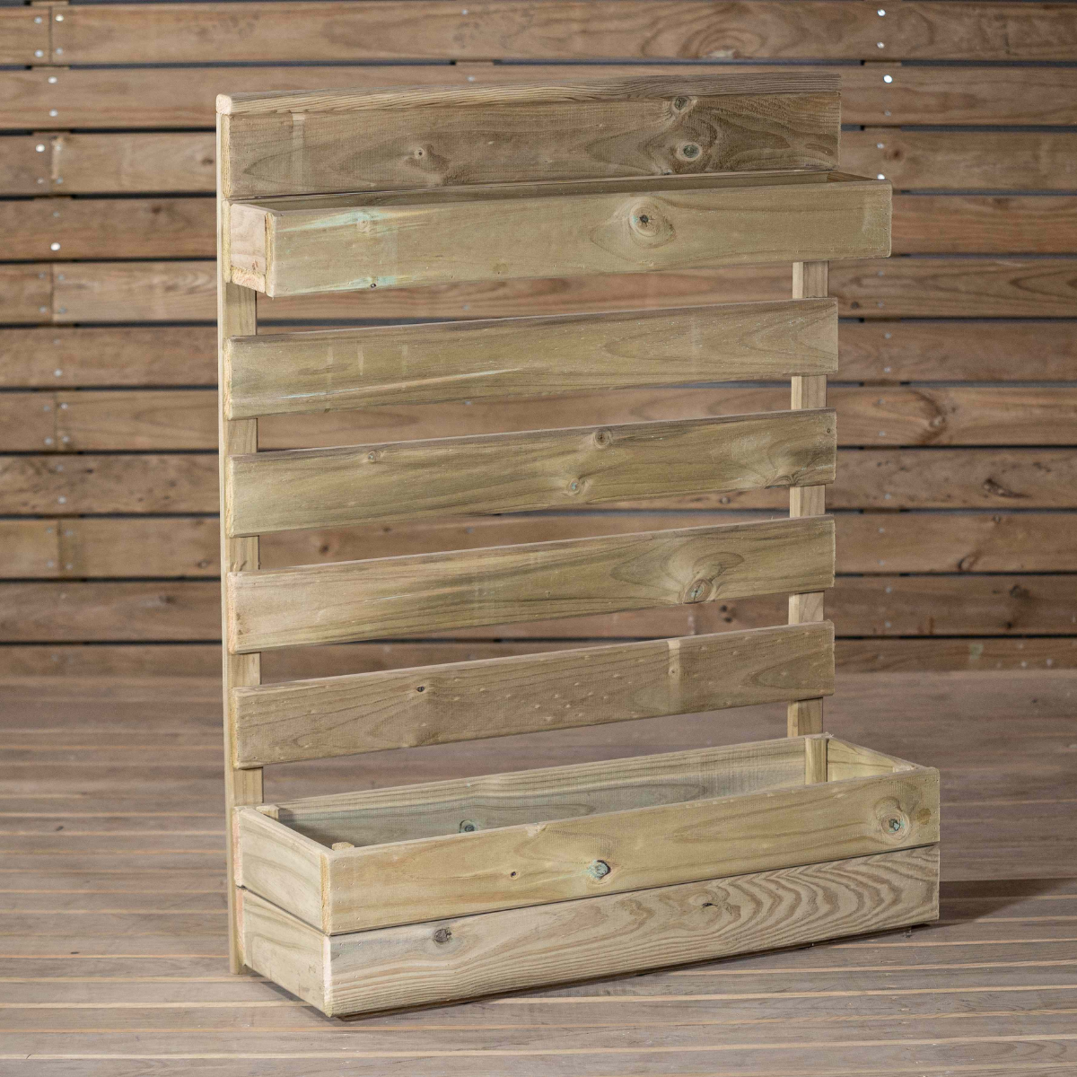 Huerto Vertical Zenira De Madera Tratada Vidahuerto 120x80x13 Cm._2