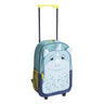 Well Home Mochila Infantil Con Ruedines Diseño Dino En Poliéster 31x17x47cm