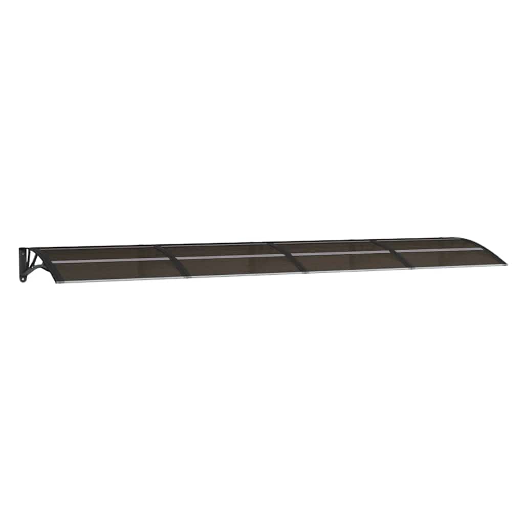 Marquesina De Puerta Policarbonato Negro 350x75 Cm_0