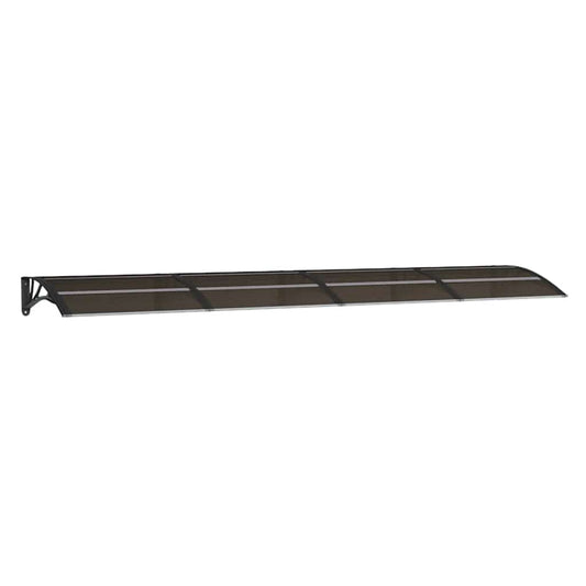 Marquesina De Puerta Policarbonato Negro 350x75 Cm_0
