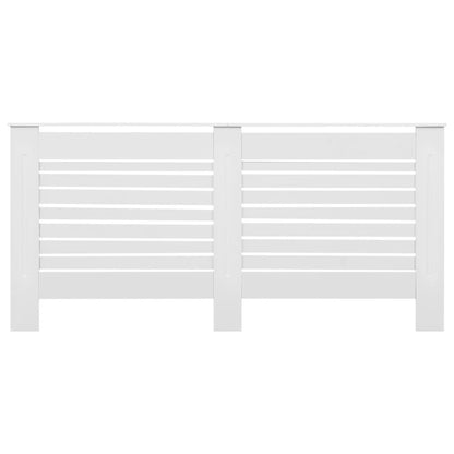 Vidaxl Cubiertas Para Radiador 2 Unidades Mdf Blanco 172x19x81,5 Cm_3