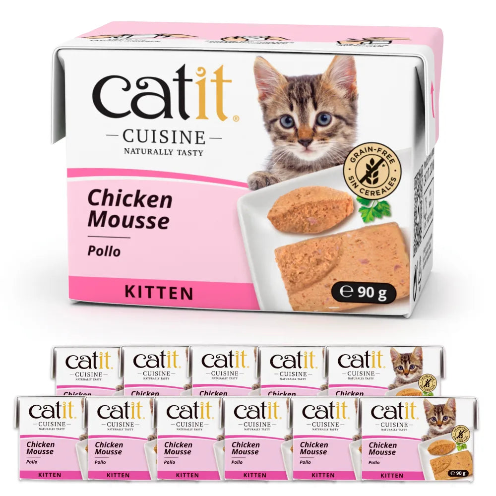 Mousse Kitten Pollo con Pavo Catit Cuisine 90 g
