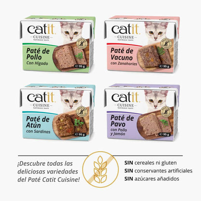 Paté de Atún con Sardinas Catit Cuisine 95 g