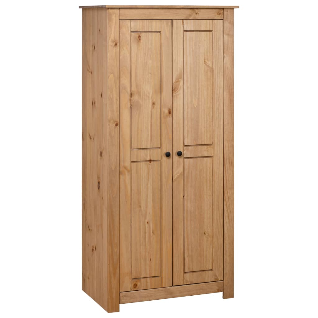 Armario Madera Maciza Pino Panamá Range 80x50x171,5 Cm_0