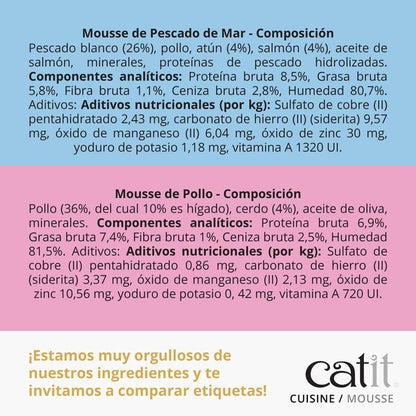 Mousse de Pollo con Jamón Catit Cuisine 90 g