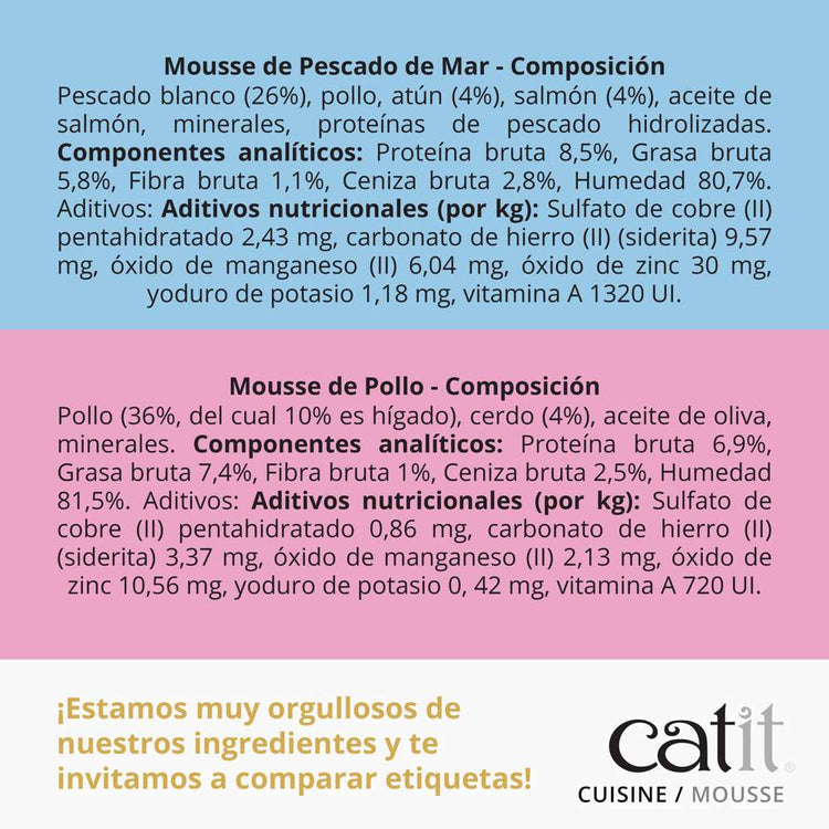 Mousse de Pescado de Mar Catit Cuisine 90 g