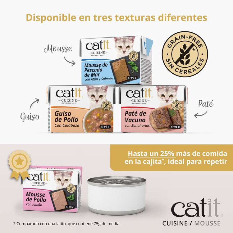Mousse de Pescado de Mar Catit Cuisine 90 g