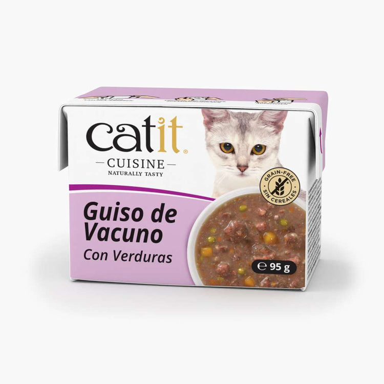 Guiso de Vacuno con Verduras Catit Cuisine 95 g