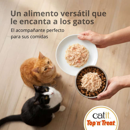 Catit Top 'N Treat, Pollo y Pargo, 3x60g