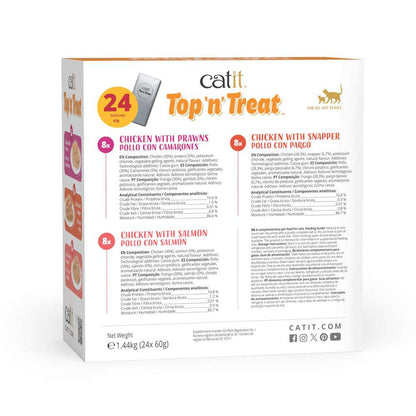 Catit Top 'N Treat, Multipack Pollo, 24x60g