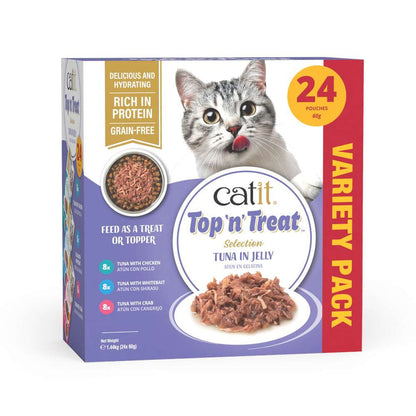 Catit Top 'N Treat, Multipack Atún, 24x60g