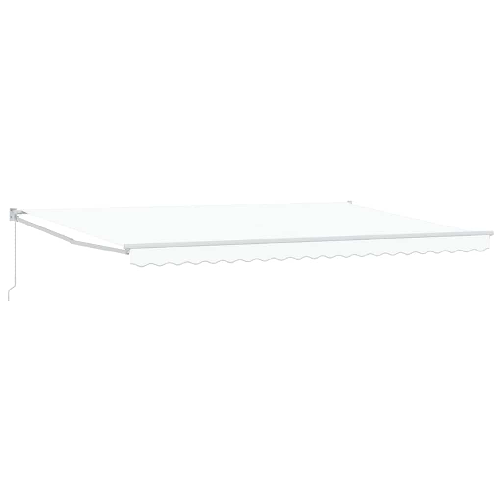 Toldo Retráctil Blanco 500 X 300 X 165 Cm_0