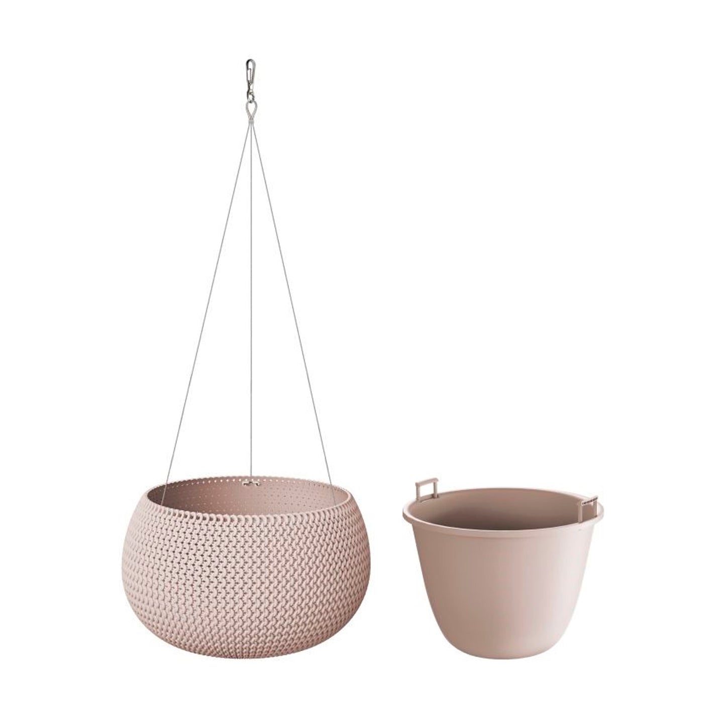 Maceta Splofy Bowl Ws, Con Depósito, Dimensiones (mm) 239x239x161, Color Mocca_4