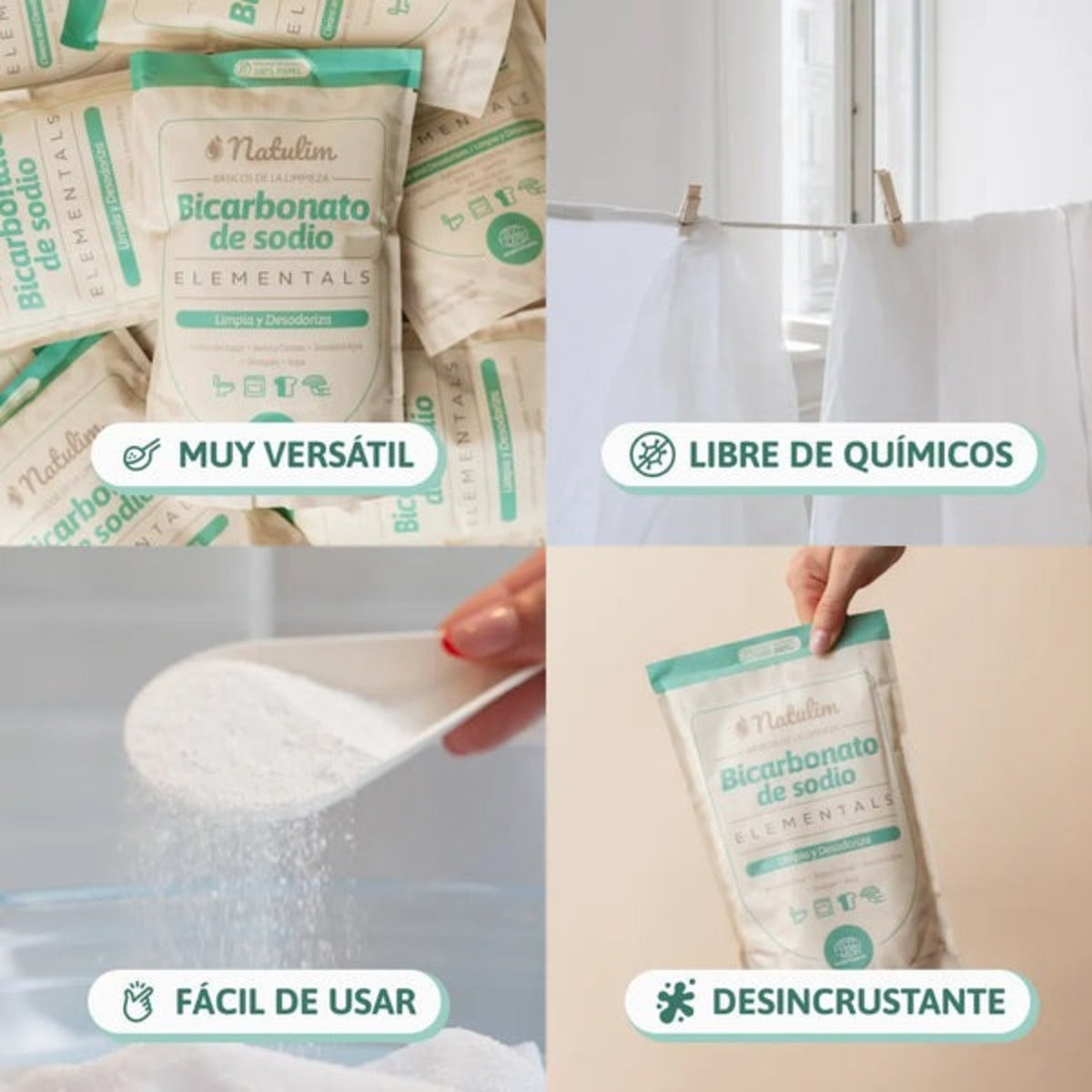 Bicarbonato de Sodio Natulim 1kg