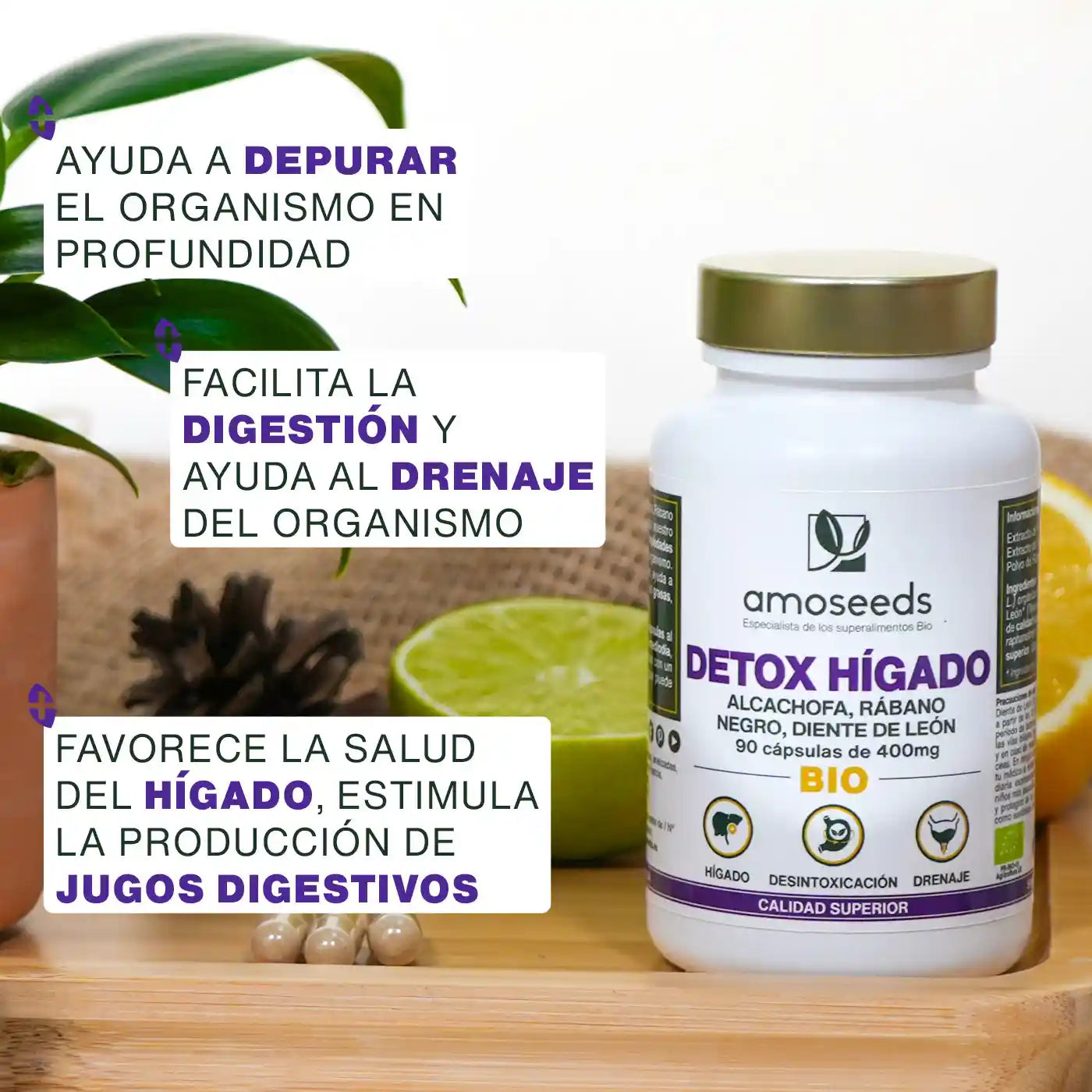 Complejo Detox Hígado Bio | 90 Cápsulas_2
