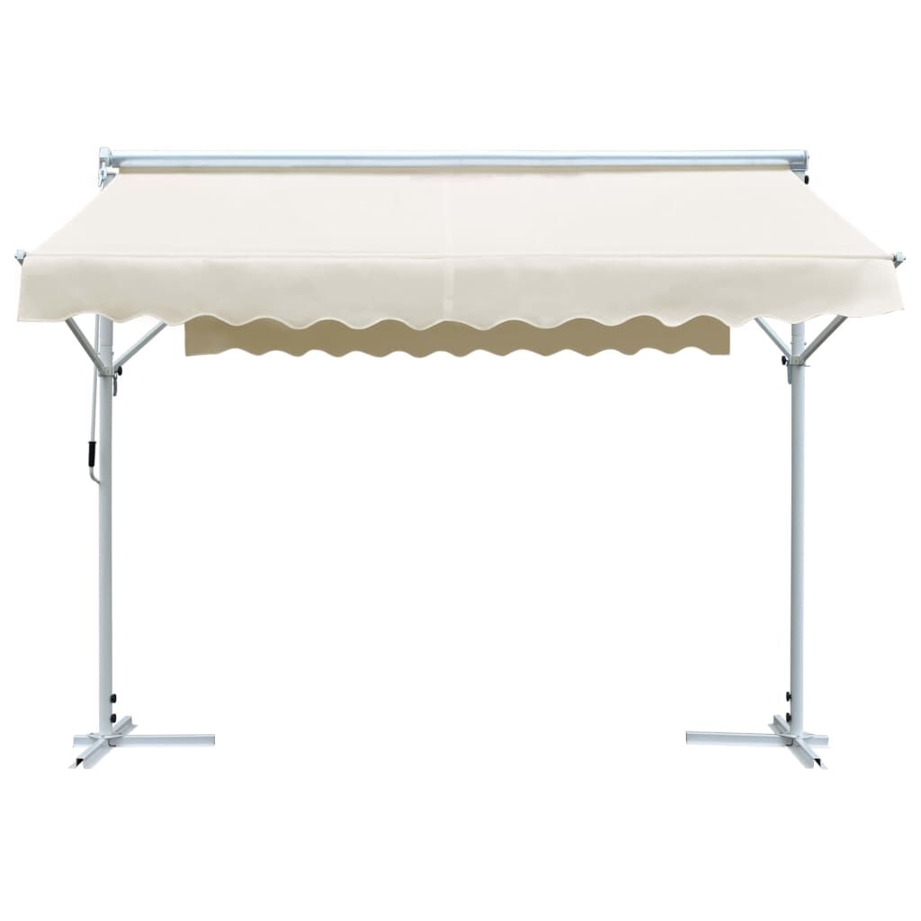 Vidaxl Toldo Independiente 3x3 M Color Crema_1
