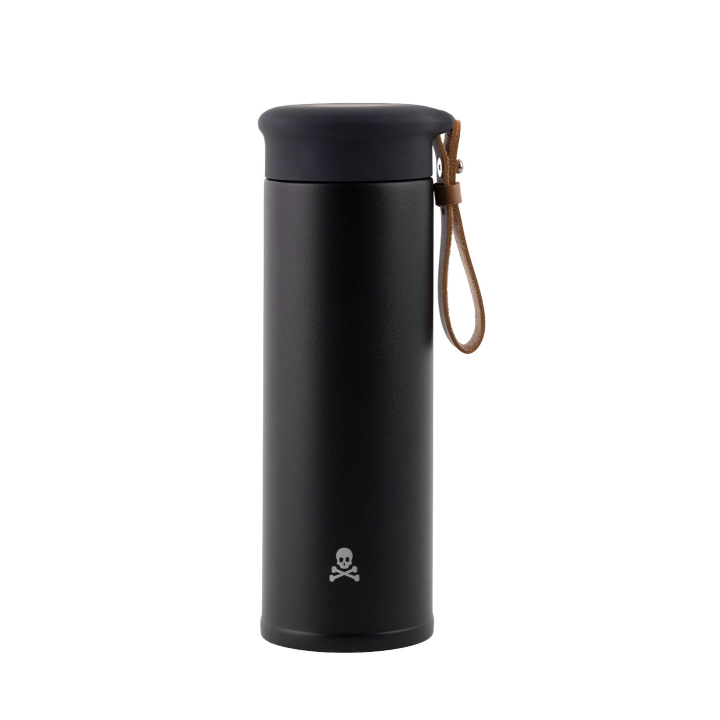 Botella De Agua En Acero Inoxidable Con Tapón De Rosca 500ml Negro Scalpers Home_0