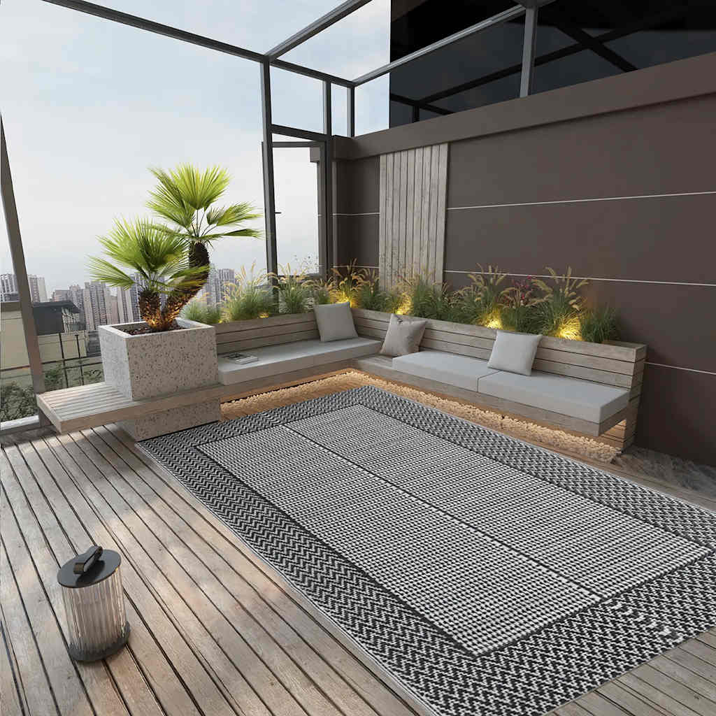 Alfombra Exterior Arakil Pp Gris 160x230 Cm_1