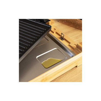 Cecotec Plancha Eléctrica Plancha De Cocina Tasty&grill 2000 Bamboo Black_4