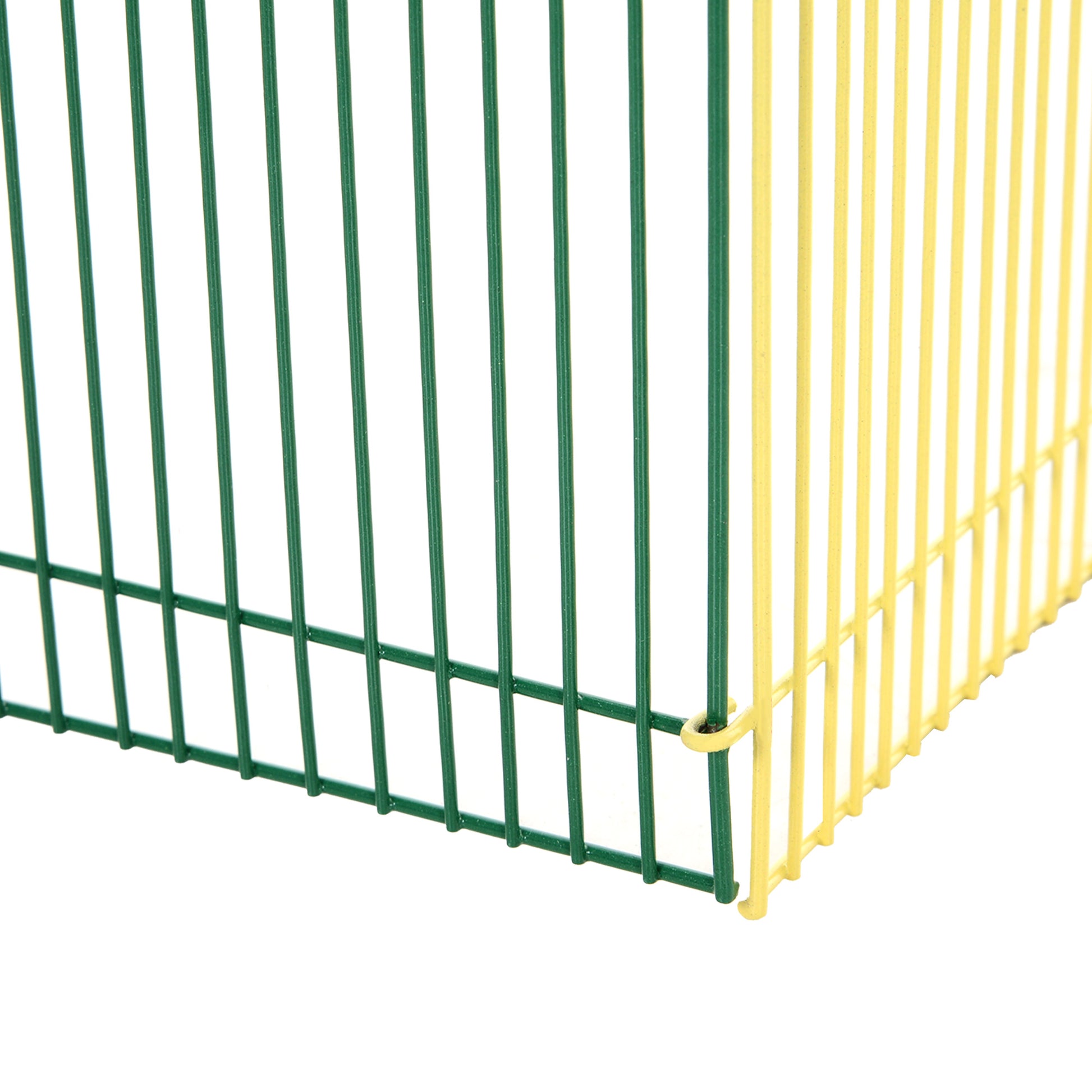 Pawhut Parque Para Cachorros Plegable Con 8 Paneles De Valla Metálica 34x23 Cm_3