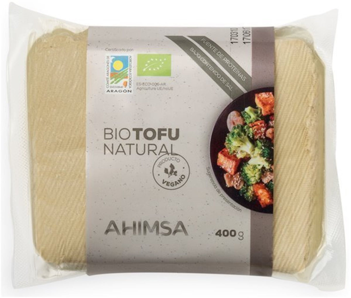 Tofu Natural Bio Ahimsa 400 G_0